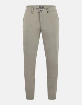 Fynch-Hatton Mens Basic Stretch Cotton Chinos Khaki - Cream - Size: W38 l32