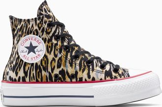 Converse Sneaker CONVERSE CHUCK TAYLOR ALL STAR LIFT, Damen, Gr. 39,5, schwarz, tan, wei&szlig;, Textil, Schuhe Sneaker