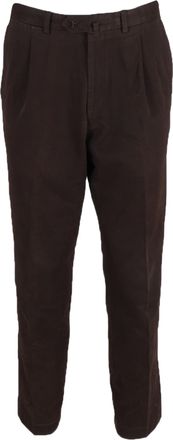 Ermenegildo Zegna Ermenegildo Zenga broek van bruin katoen