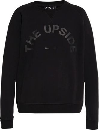 The Upside Felpa con stampa logo - Nero