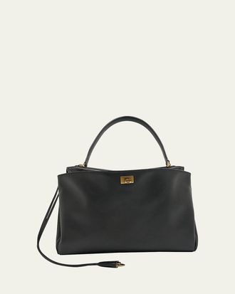 Balenciaga Rodeo Small Leather Tote Bag