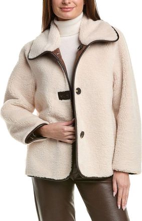 Elie Tahari Reversible Kai Faux Fur Coat