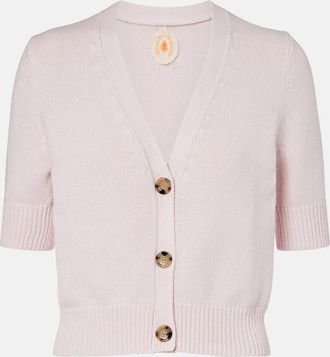 Jardin Des Orangers Cotton and cashmere cardigan