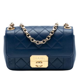 Chanel Tweedekans Mini Gequilt Lambskinnen Chic Met Mij Flap