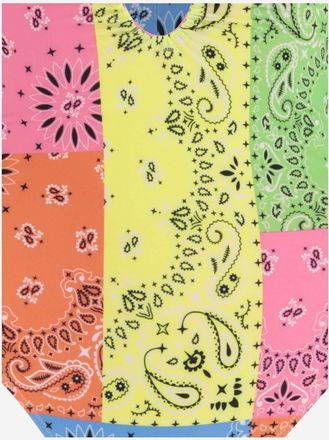 MC2 Saint Barth Womens One-Piece Swimsuit Bandana Print Multicolour Polyamide Swimwear Sea Clothing