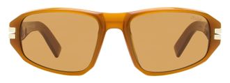 Ermenegildo Zegna EZ0262 Lanyard Acetate Sunglasses - Brown