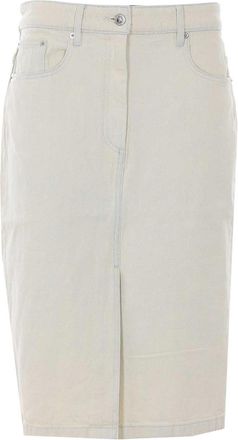 A.P.C. A. P.C. White Denim Skirt