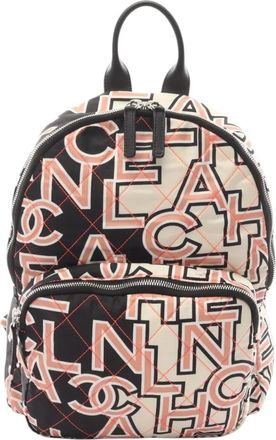 Chanel 2019 Quilted Canvas backpack - Nero