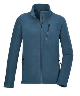 Killtec Killtec Mens Kow 84 Mn FLC Jckt Fleece Jacket with Stand-up Collar, Steel Blue, XL