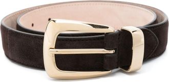 Khaite Benny Belt - Womens - Calf Suede