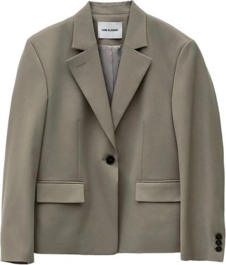 Low Classic Tailored Jacket - Dames - Blazers - Groen - M - Wol - Jassen