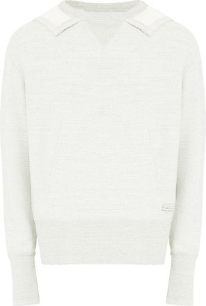 Maison Margiela v-neck sweater - men - Cotton - S - Grey