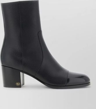 Valentino Garavani leather ankle boots