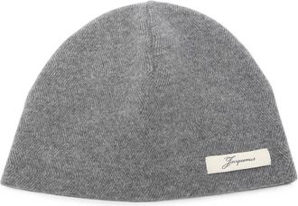 Jacquemus Herringbone-knit Beanie Hat