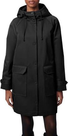 Bernardo Water Resistant Hooded Jacket in Black at Nordstrom Rack, Size Xx-Large