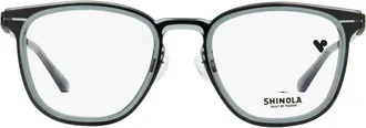 Shinola SH37001 Flexon Keyhole Eyeglasses - Gray