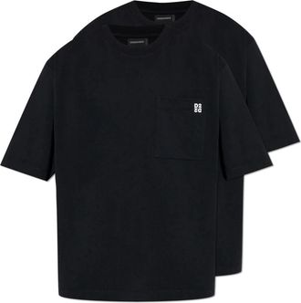 Dsquared2 Two-Pack Pocket T-Shirts - Heren - T-shirts - Zwart - XL - Katoen - Tops
