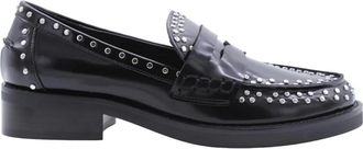 Bibi Lou Frandus Loafers - Dames - Loafers - Zwart - 36 EU - Leer - Schoenen