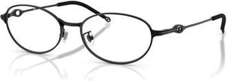 Diesel 53mm Oval optical glasses in Black at Nordstrom