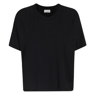 Roberto Collina T-Shirts, female, Black, Size: XS T-Shirt Over