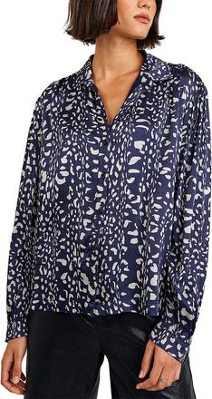 Bella Dahl Shirred Shoulder Button Down