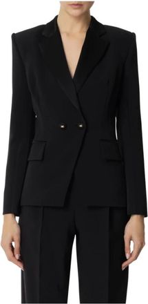 Elisabetta Franchi Mujer, Chaquetas, Negro, Talla: S