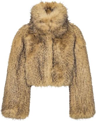 Rotate Giacca crop a collo alto - Toni neutri