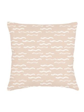 Anaya with Love Wave Pool Beige Linen Euro Pillow 26x26 with Down Insert at Nordstrom
