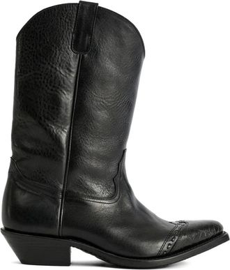Our Legacy Consultant Boot - Dames - Cowboylaarzen - Zwart - 38 EU - Leer - Schoenen