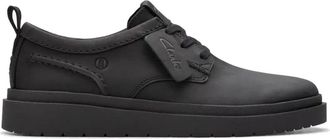 Clarks Leisure Sneakers - Heren - Sneakers - Zwart - 41 EU - Leer - Schoenen