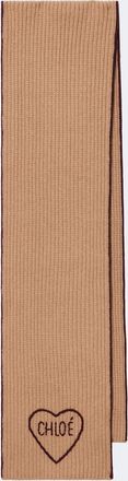 Chlo&eacute; Chlo&eacute; Chlo&eacute; Encoeur wool and cashmere scarf