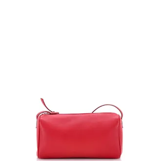 The Row 90s Top Handle Bag Leather