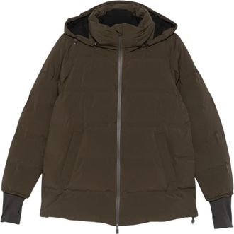 Herno Impact Gore-Tex Windstopper Down Jacket - Dames - Winterjassen - Bruin - S - Jassen
