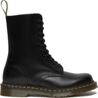 Dr. Martens Klassieke 10-Oog Veterlaarzen - Heren - Schoenen - Zwart - Maat: 45 EU Leer
