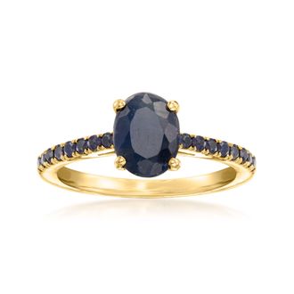 Ross-Simons Sapphire Birthstone Ring in 18kt Gold Over Sterling