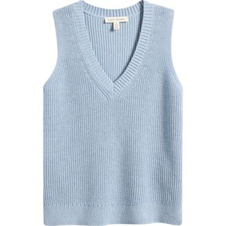 Seasalt Cornwall Lookout Point Knit Vest in Blue Fog at Nordstrom, Size 12 Us