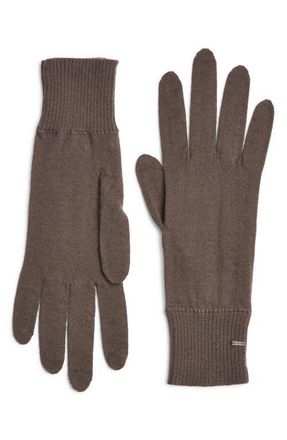 Saint Laurent Cashmere Gloves in Marron at Nordstrom, Size Small