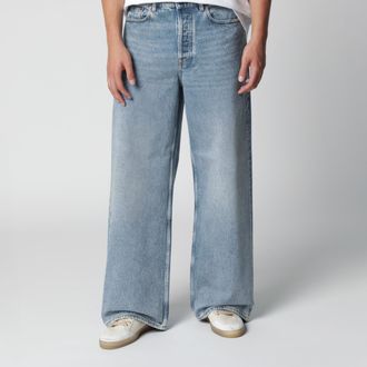 Golden Goose Light blue washed-effect jeans