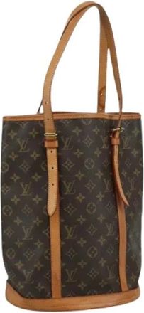 Louis Vuitton Pre-owned Bucket Bags, female, Brown, Size: ONE SIZE Pre-owned Bucket Bag