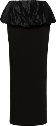 V:PM ATELIER Martini pencil skirt - women - Spandex/Elastane/Spandex/Elastane/Cotton/Polyester/Polyester - 40 - Black