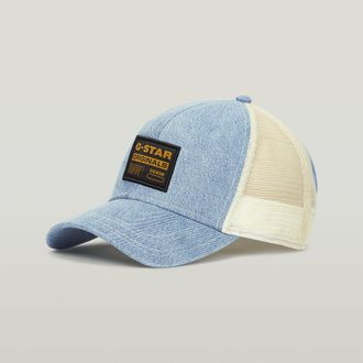 G-Star Denim Embro Baseball Trucker Cap - Midden blauw - Heren