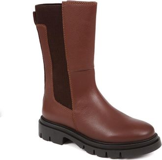 Jones Bootmaker Womens Malena Calf Boots - Brown Leather - Size UK 4