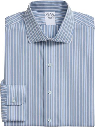 Brooks Brothers Hombre, Camisas, Azul, Talla: 4XL