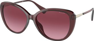 Ralph Lauren RA5288U 59128H Womens Sunglasses Burgundy Size 57