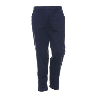 Barena Slim-fit Trousers, male, Blue, S, Stylish Mens Trousers