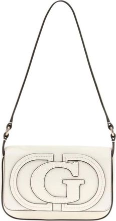Guess Tassen, Dames, Wit, ONE Size, Polyester, Ruby Flap Schoudertas