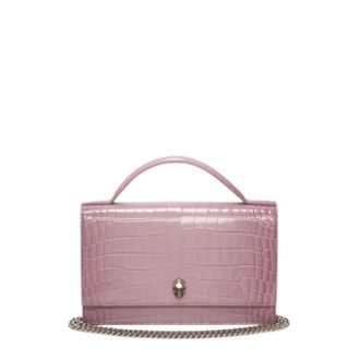 Alexander McQueen Skull Bag - Dames - Handtassen - Roze - ONE Size - Leer - Tassen