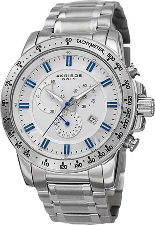 Akribos XXIV Akribos Xxiv Mens Stainless Steel Watch