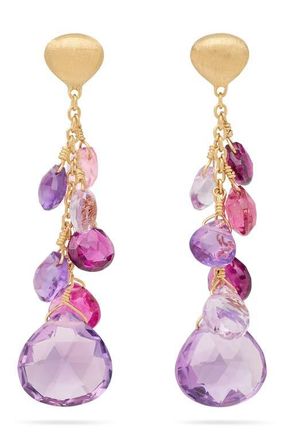 Marco Bicego Paradise 18K Yellow Gold Semiprecious Stone Drop Earrings in 18K Gold at Nordstrom