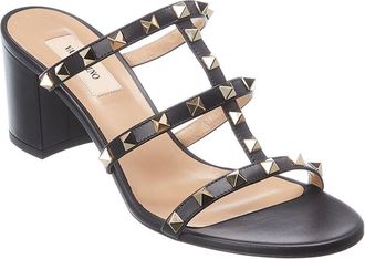 Valentino Rockstud Caged 60 Leather Sandal